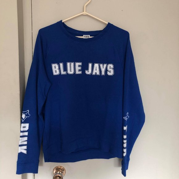 Victoria Secret Pink Blue Jays Sweater - Picture 1 of 4